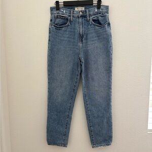 Madewell The Mom Jean in Melva Wash Size 25